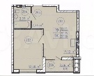 1-к. квартира, 39 м², 4/9 эт